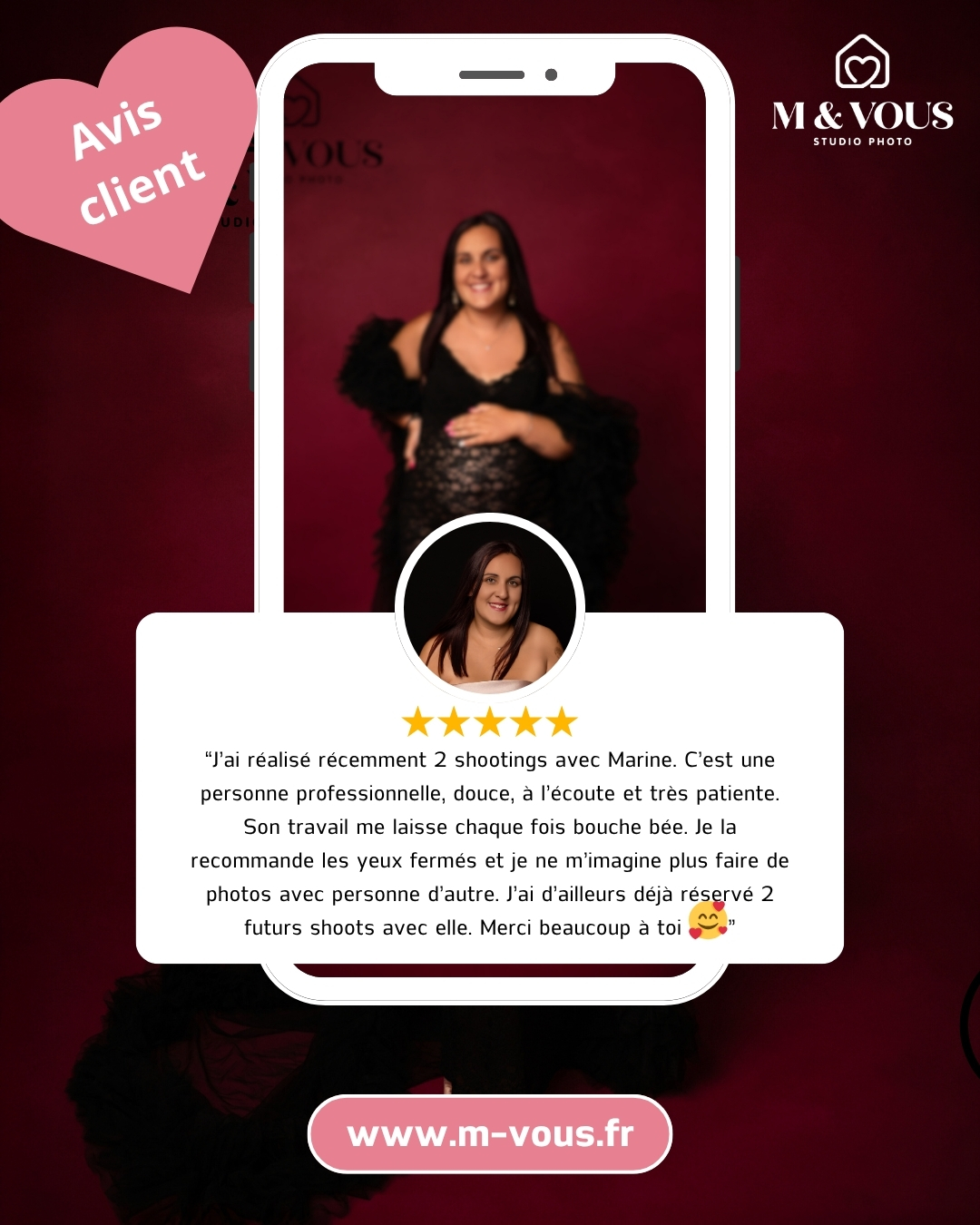 M&Vous avis client Bérénice
